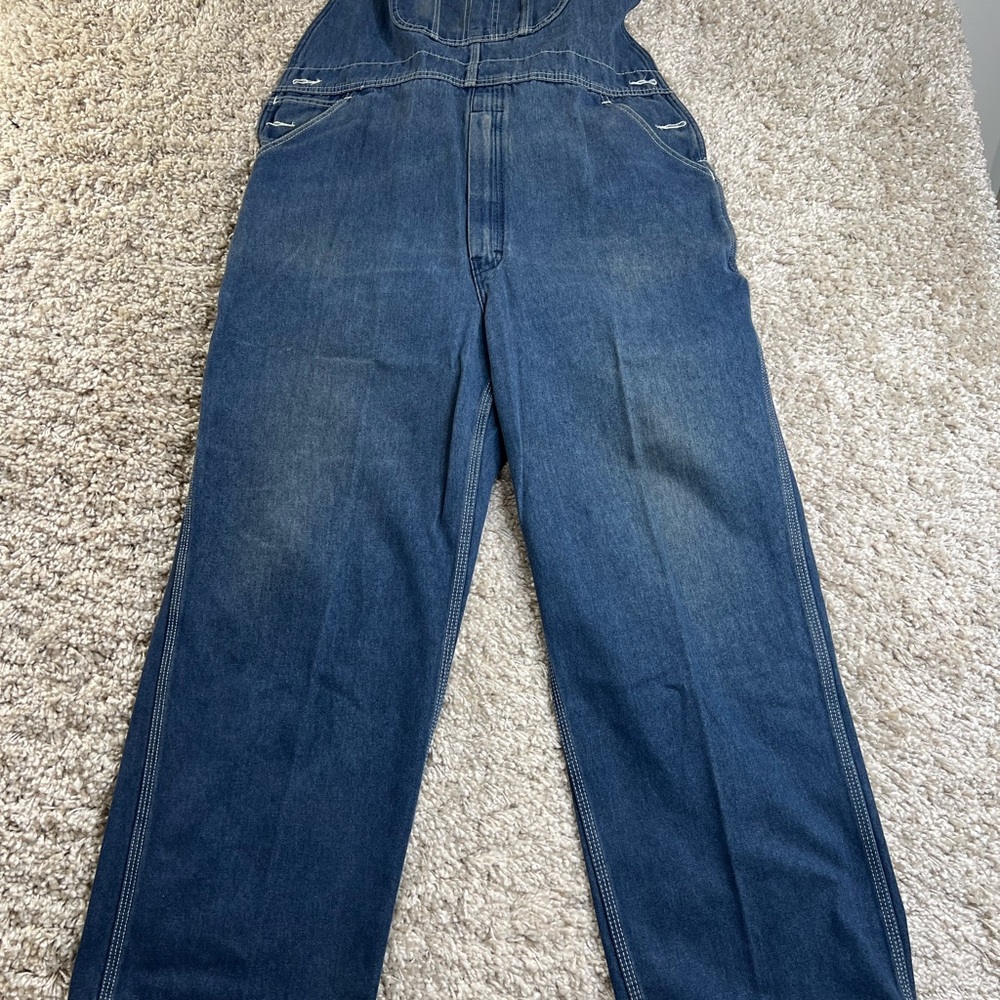 Roebuck Men's Blue Denim Overalls